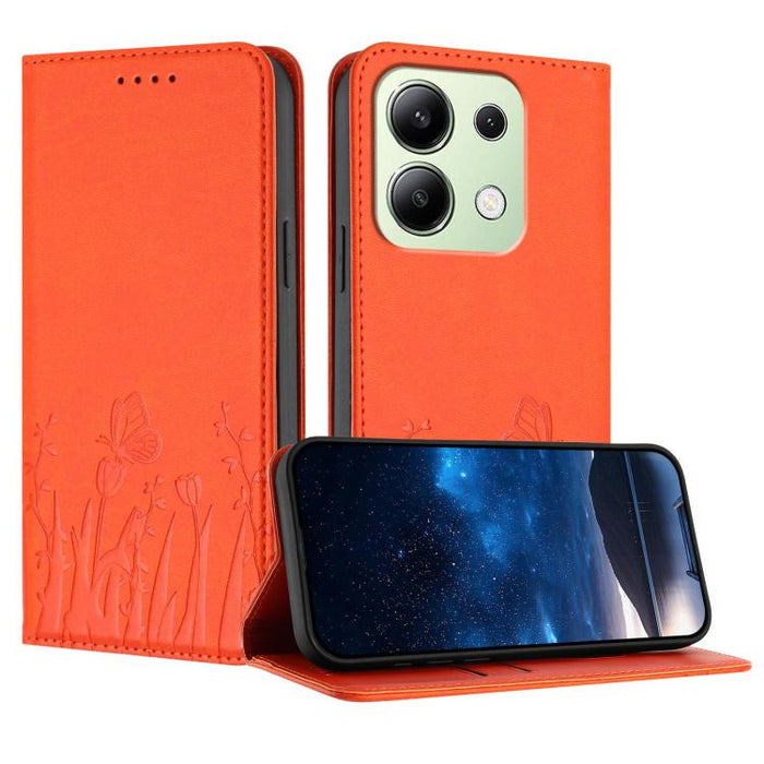 Funda magnética para teléfono de piel vegana con estampado de tulipanes y mariposas, For Redmi 13C 4G / 5G / Poco C65 / Poco M6 5G, For Redmi Note 13 4G, For Redmi K70E / Poco X6 Pro, For Redmi Note 13 Pro 5G / Xiaomi Poco X6, For Redmi Note 13 5G     ...