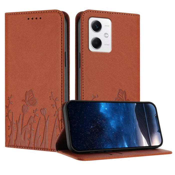 Funda magnética para teléfono de piel vegana con estampado de tulipanes y mariposas, For Redmi 13C 4G / 5G / Poco C65 / Poco M6 5G, For Redmi Note 13 4G, For Redmi K70E / Poco X6 Pro, For Redmi Note 13 Pro 5G / Xiaomi Poco X6, For Redmi Note 13 5G     ...