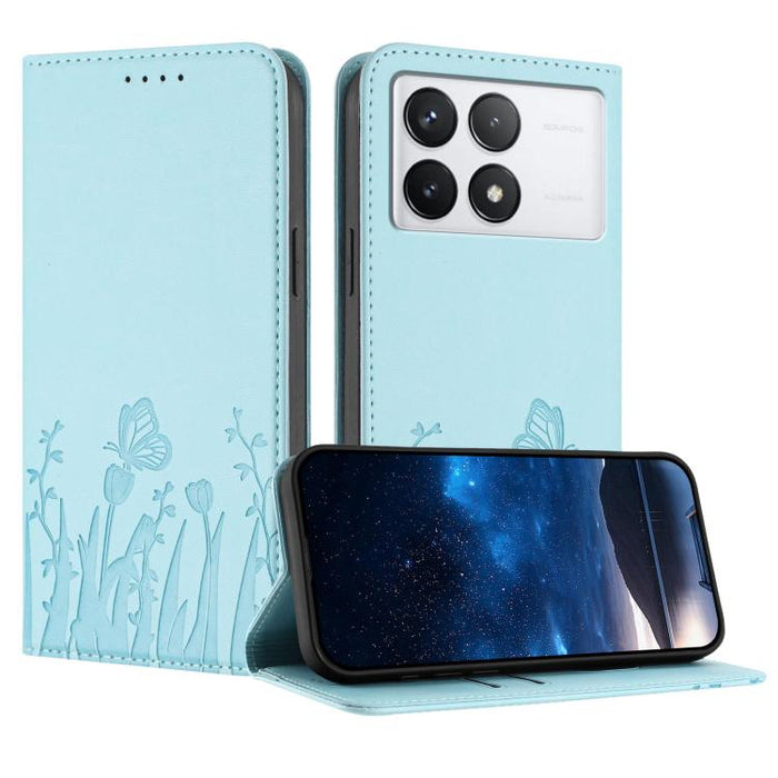 Funda magnética para teléfono de piel vegana con estampado de tulipanes y mariposas, For Redmi 13C 4G / 5G / Poco C65 / Poco M6 5G, For Redmi Note 13 4G, For Redmi K70E / Poco X6 Pro, For Redmi Note 13 Pro 5G / Xiaomi Poco X6, For Redmi Note 13 5G     ...