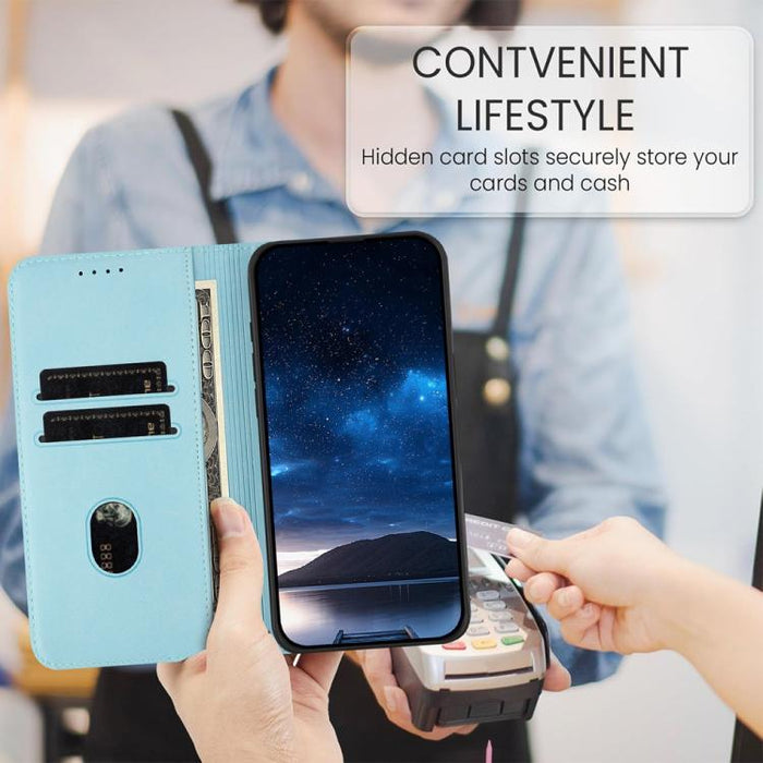 Funda magnética para teléfono de piel vegana con estampado de tulipanes y mariposas, For Redmi 15 5G Global / 15 4G SEA 169.5mm, For Redmi 15 5G / 4G EU 171mm, For Redmi 15C 5G / 4G Global 171mm / Poco C85 4G, For Redmi A5 4G 173.3mm                   ...