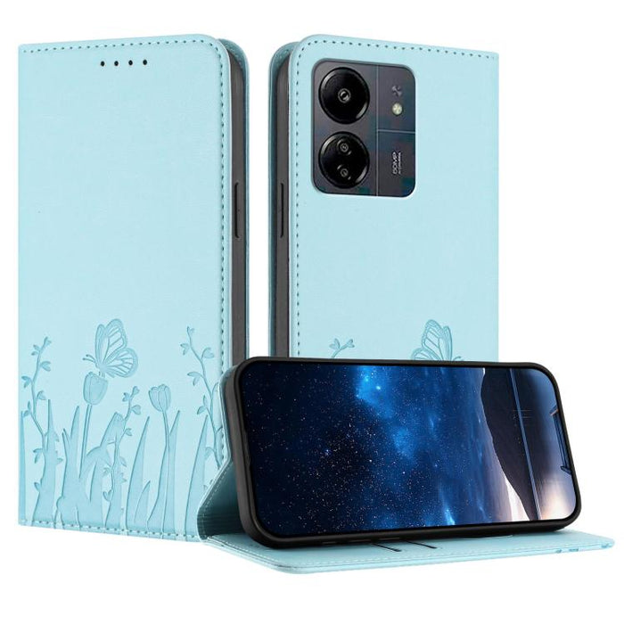Funda magnética para teléfono de piel vegana con estampado de tulipanes y mariposas, For Redmi 13C 4G / 5G / Poco C65 / Poco M6 5G, For Redmi Note 13 4G, For Redmi K70E / Poco X6 Pro, For Redmi Note 13 Pro 5G / Xiaomi Poco X6, For Redmi Note 13 5G     ...