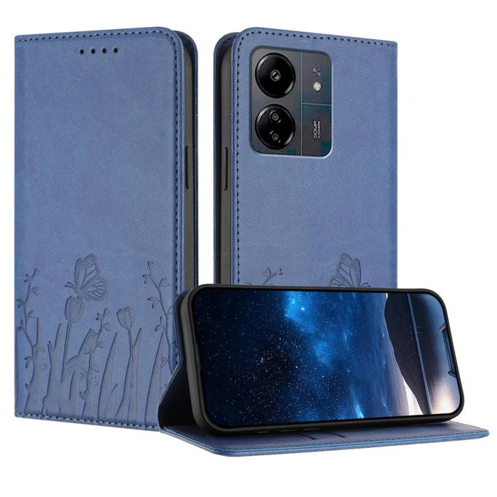 Funda magnética para teléfono de piel vegana con estampado de tulipanes y mariposas, For Redmi 13C 4G / 5G / Poco C65 / Poco M6 5G, For Redmi Note 13 4G, For Redmi K70E / Poco X6 Pro, For Redmi Note 13 Pro 5G / Xiaomi Poco X6, For Redmi Note 13 5G     ...