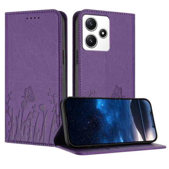 Funda magnética para teléfono de piel vegana con estampado de tulipanes y mariposas, For Redmi 13C 4G / 5G / Poco C65 / Poco M6 5G, For Redmi Note 13 4G, For Redmi K70E / Poco X6 Pro, For Redmi Note 13 Pro 5G / Xiaomi Poco X6, For Redmi Note 13 5G     ...