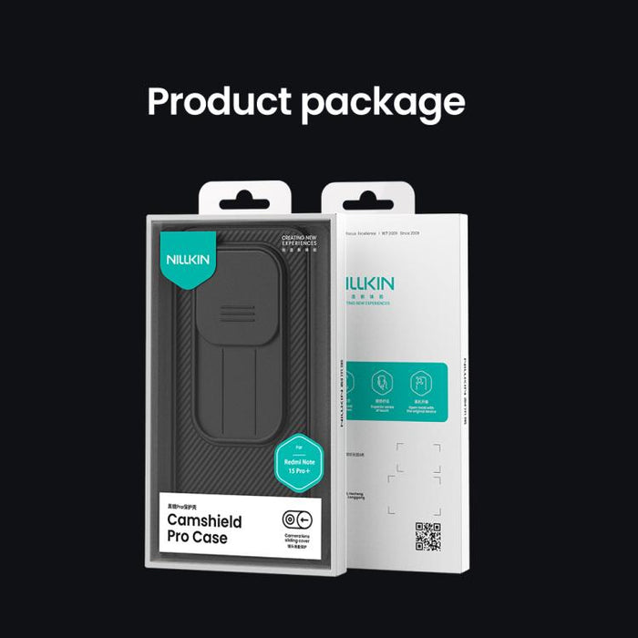 Funda para teléfono NILLKIN CamShield Pro PC, For Redmi Note 15 Pro+ 5G Global 163.3mm, For Redmi Note 15 Pro 5G Global 163.6mm
