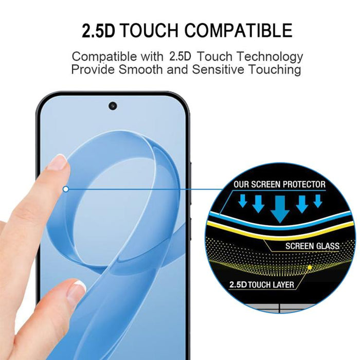 Protector de pantalla de vidrio templado ultrafino de 0,18 mm con adhesivo completo y cobertura total., For Redmi K90