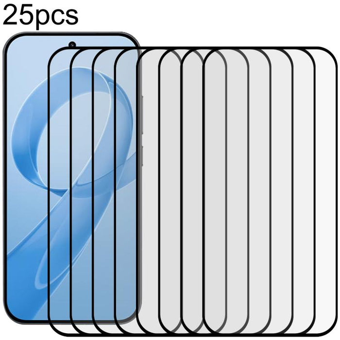 25 unidades. Compatible con desbloqueo. Protector de pantalla de vidrio templado ultrafino de 0,18 mm con adhesivo completo y cobertura total., For Redmi K90