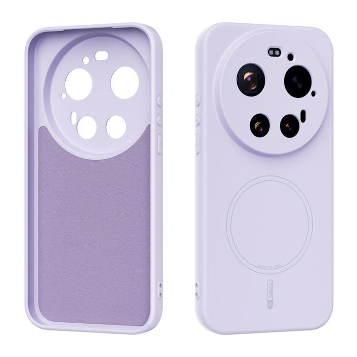 Funda para teléfono de silicona líquida MagSafe ABEEL, agradable al tacto., For Xiaomi 17T Pro 5G, For Xiaomi 17T 5G, For Xiaomi 17 Ultra