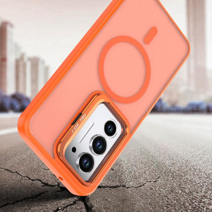 Funda para teléfono MagSafe con soporte para cámara, acabado mate de color brillante y tacto agradable., For Redmi 15 5G Global / 4G SEA 169.5mm, For Redmi A5 4G 171.7mm