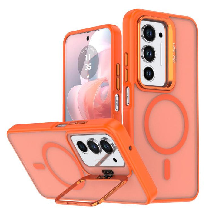 Funda para teléfono MagSafe con soporte para cámara, acabado mate de color brillante y tacto agradable., For Redmi 15 5G Global / 4G SEA 169.5mm, For Redmi A5 4G 171.7mm