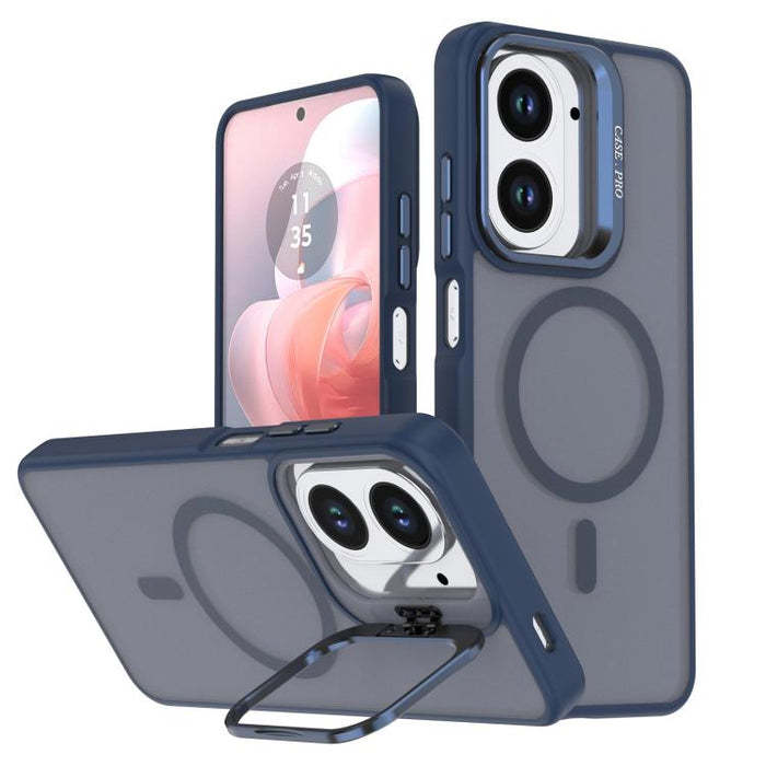 Funda para teléfono MagSafe con soporte para cámara, acabado mate de color brillante y tacto agradable., For Redmi 15 5G Global / 4G SEA 169.5mm, For Redmi A5 4G 171.7mm