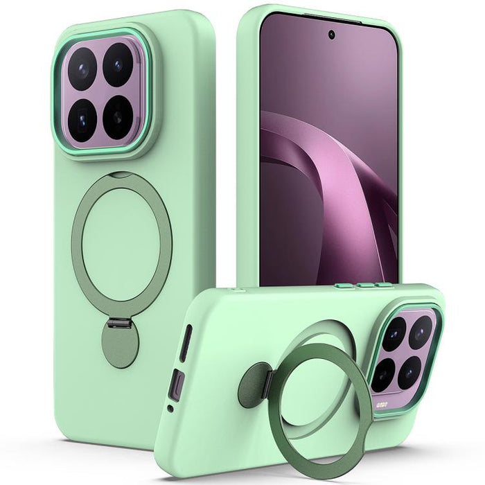 Funda híbrida de TPU y PC con soporte de anillo pivotante Gen1.5 para teléfono, For Xiaomi 15T Pro 5G, For Xiaomi 15T 5G