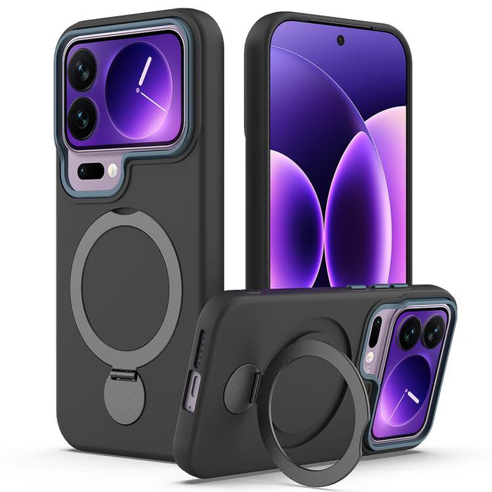 Funda híbrida de TPU y PC con soporte de anillo pivotante Gen1.5 para teléfono, For Xiaomi 15T Pro 5G, For Xiaomi 15T 5G