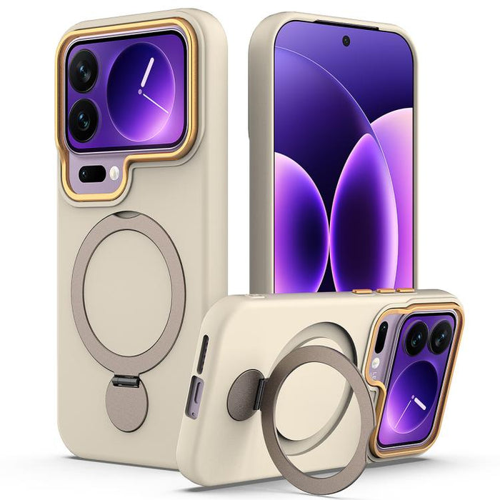 Funda híbrida de TPU y PC con soporte de anillo pivotante Gen1.5 para teléfono, For Xiaomi 15T Pro 5G, For Xiaomi 15T 5G