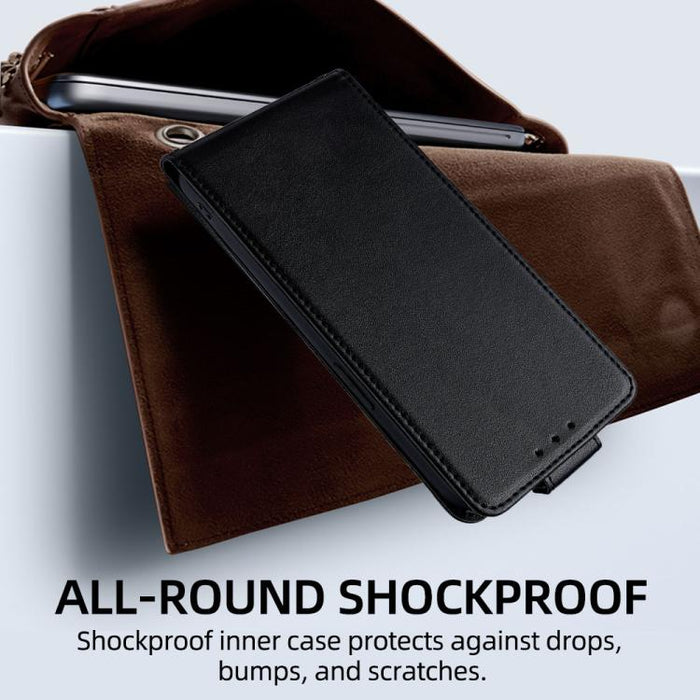 Funda para teléfono de piel vegana de color liso con tapa abatible vertical y cadena para llevar cruzada., For Redmi A7 Pro 171mm / Poco C85x 5G, For Redmi Turbo 5 Max/Poco X8 Pro Max 5G, For Redmi Turbo 5 / Poco X8 Pro 5G                              ...
