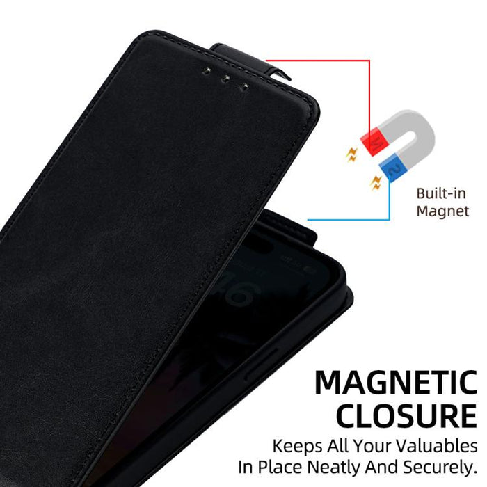 Funda para teléfono de piel vegana de color liso con tapa abatible vertical y cadena para llevar cruzada., For Redmi A7 Pro 171mm / Poco C85x 5G, For Redmi Turbo 5 Max/Poco X8 Pro Max 5G, For Redmi Turbo 5 / Poco X8 Pro 5G                              ...