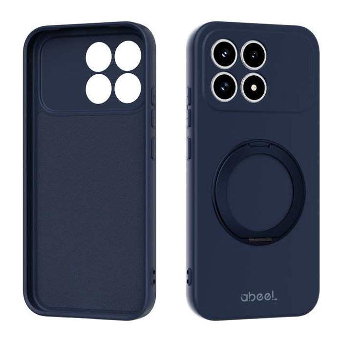 Funda magnética de silicona líquida ABEEL, agradable al tacto, con soporte., For Redmi K90/Poco F8 Pro 5G, For Redmi K90 Pro Max