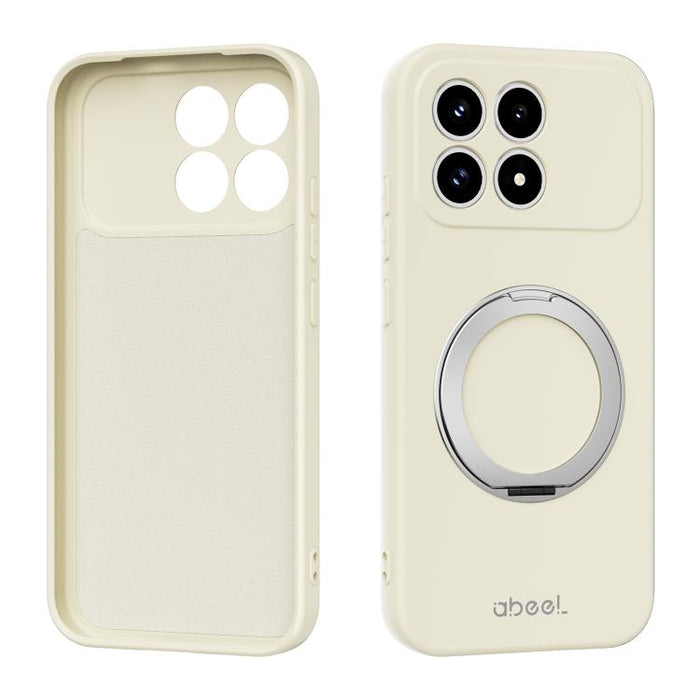 Funda magnética de silicona líquida ABEEL, agradable al tacto, con soporte., For Redmi K90/Poco F8 Pro 5G, For Redmi K90 Pro Max