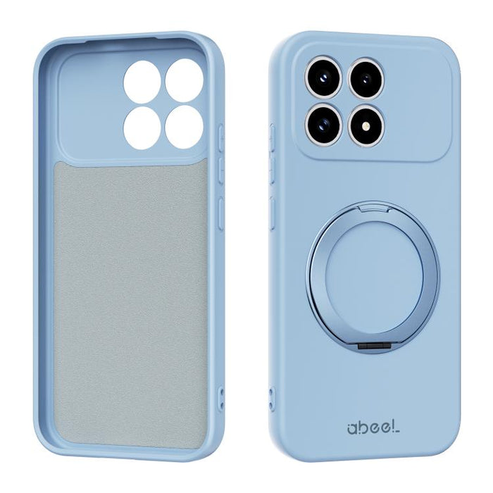 Funda magnética de silicona líquida ABEEL, agradable al tacto, con soporte., For Redmi K90/Poco F8 Pro 5G, For Redmi K90 Pro Max