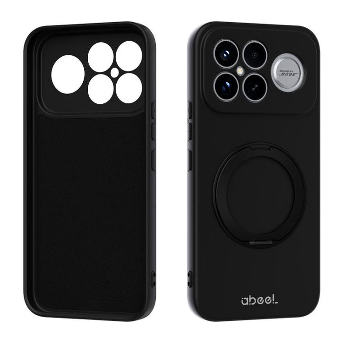 Funda magnética de silicona líquida ABEEL, agradable al tacto, con soporte., For Redmi K90/Poco F8 Pro 5G, For Redmi K90 Pro Max