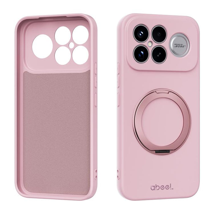 Funda magnética de silicona líquida ABEEL, agradable al tacto, con soporte., For Redmi K90/Poco F8 Pro 5G, For Redmi K90 Pro Max