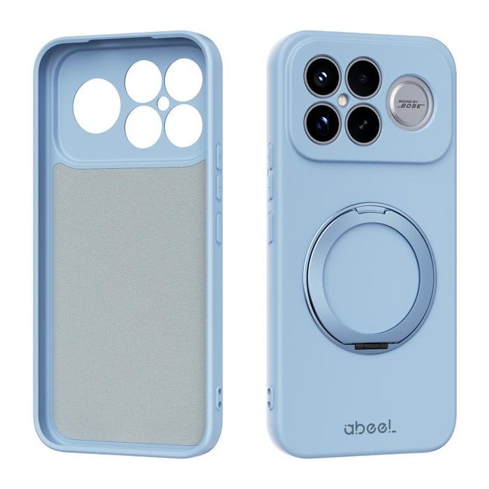 Funda magnética de silicona líquida ABEEL, agradable al tacto, con soporte., For Redmi K90/Poco F8 Pro 5G, For Redmi K90 Pro Max