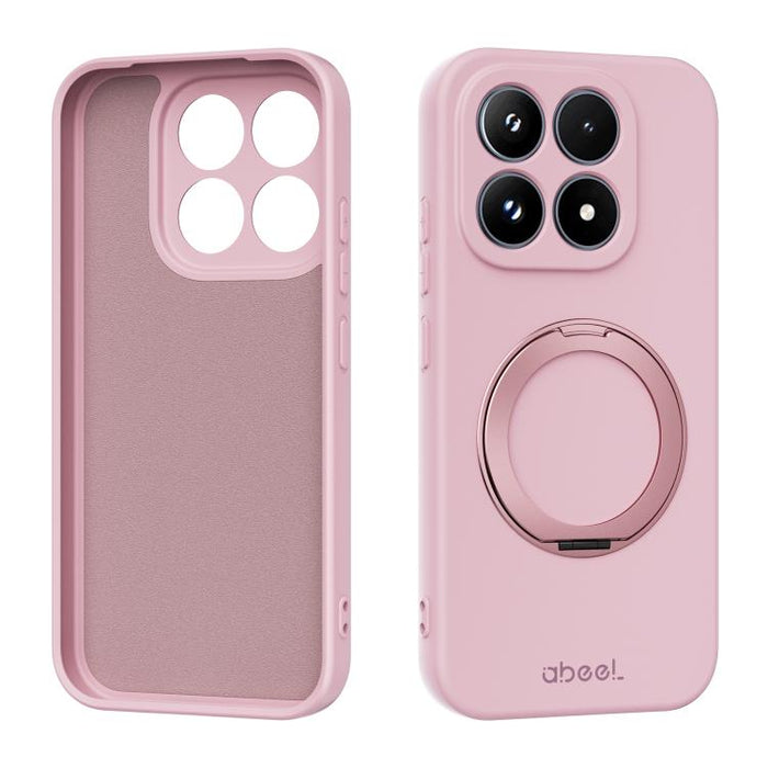 Funda magnética de silicona líquida ABEEL, agradable al tacto, con soporte., For Xiaomi 17T Pro 5G, For Xiaomi 17T 5G, For Xiaomi 17 Ultra, For Xiaomi 17 Pro Max, For Xiaomi 17 Pro, For Xiaomi 17
