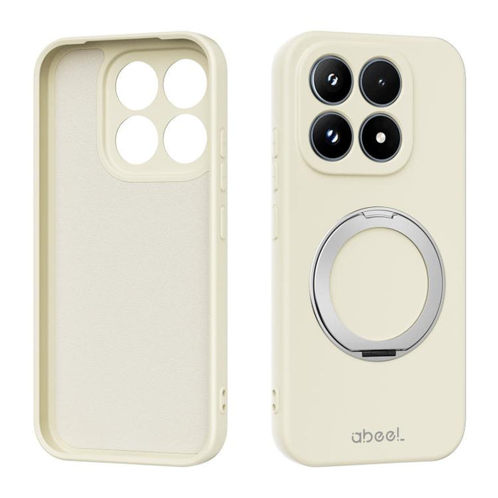 Funda magnética de silicona líquida ABEEL, agradable al tacto, con soporte., For Xiaomi 17T Pro 5G, For Xiaomi 17T 5G, For Xiaomi 17 Ultra, For Xiaomi 17 Pro Max, For Xiaomi 17 Pro, For Xiaomi 17