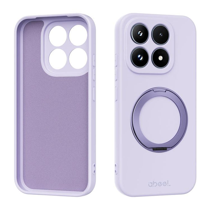 Funda magnética de silicona líquida ABEEL, agradable al tacto, con soporte., For Xiaomi 17T Pro 5G, For Xiaomi 17T 5G, For Xiaomi 17 Ultra, For Xiaomi 17 Pro Max, For Xiaomi 17 Pro, For Xiaomi 17