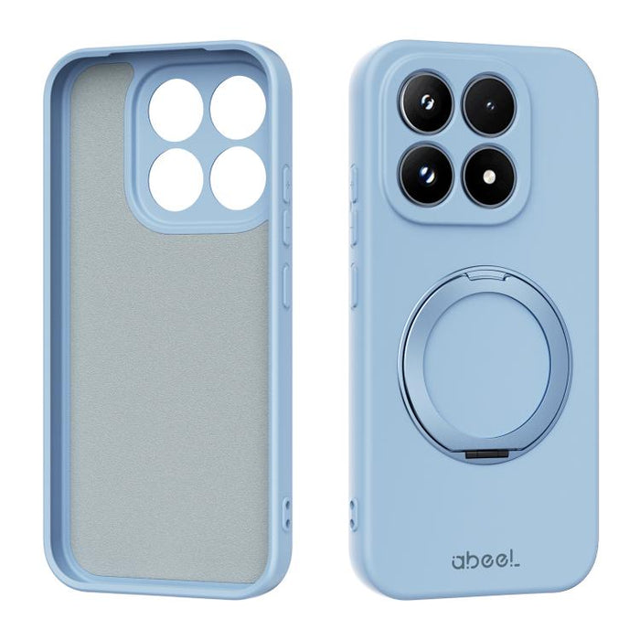 Funda magnética de silicona líquida ABEEL, agradable al tacto, con soporte., For Xiaomi 17T Pro 5G, For Xiaomi 17T 5G, For Xiaomi 17 Ultra, For Xiaomi 17 Pro Max, For Xiaomi 17 Pro, For Xiaomi 17