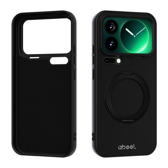 Funda magnética de silicona líquida ABEEL, agradable al tacto, con soporte., For Xiaomi 17T Pro 5G, For Xiaomi 17T 5G, For Xiaomi 17 Ultra, For Xiaomi 17 Pro Max, For Xiaomi 17 Pro, For Xiaomi 17