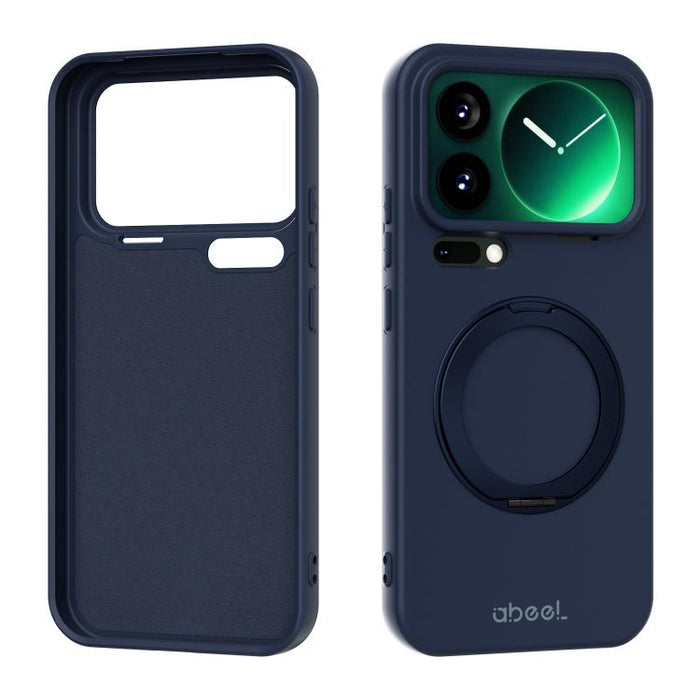 Funda magnética de silicona líquida ABEEL, agradable al tacto, con soporte., For Xiaomi 17T Pro 5G, For Xiaomi 17T 5G, For Xiaomi 17 Ultra, For Xiaomi 17 Pro Max, For Xiaomi 17 Pro, For Xiaomi 17