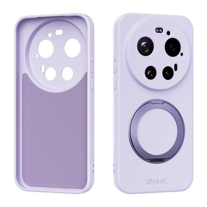 Funda magnética de silicona líquida ABEEL, agradable al tacto, con soporte., For Xiaomi 17T Pro 5G, For Xiaomi 17T 5G, For Xiaomi 17 Ultra, For Xiaomi 17 Pro Max, For Xiaomi 17 Pro, For Xiaomi 17