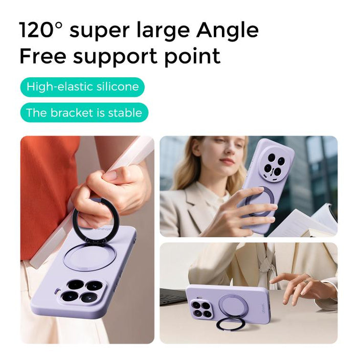 Funda magnética de silicona líquida ABEEL, agradable al tacto, con soporte., For Xiaomi 17T Pro 5G, For Xiaomi 17T 5G, For Xiaomi 17 Ultra, For Xiaomi 17 Pro Max, For Xiaomi 17 Pro, For Xiaomi 17