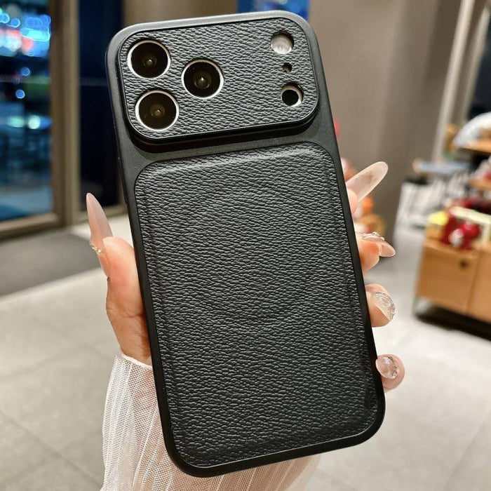 Se transforma en una funda magnética para teléfono con textura de lichi y ventana grande de 17 pulgadas., For iPhone 17 Pro Max, For iPhone 17 Pro, For iPhone 17, For iPhone 16 Pro Max, For iPhone 16 Pro, For iPhone 16 Plus, For iPhone 16              ...