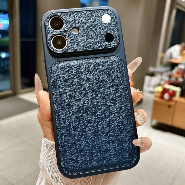 Se transforma en una funda magnética para teléfono con textura de lichi y ventana grande de 17 pulgadas., For iPhone 17 Pro Max, For iPhone 17 Pro, For iPhone 17, For iPhone 16 Pro Max, For iPhone 16 Pro, For iPhone 16 Plus, For iPhone 16              ...