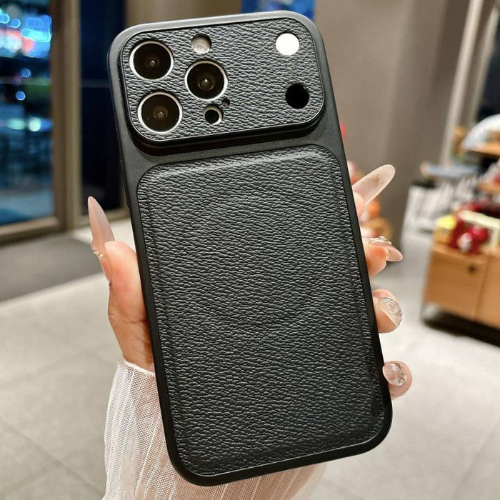 Se transforma en una funda magnética para teléfono con textura de lichi y ventana grande de 17 pulgadas., For iPhone 17 Pro Max, For iPhone 17 Pro, For iPhone 17, For iPhone 16 Pro Max, For iPhone 16 Pro, For iPhone 16 Plus, For iPhone 16              ...