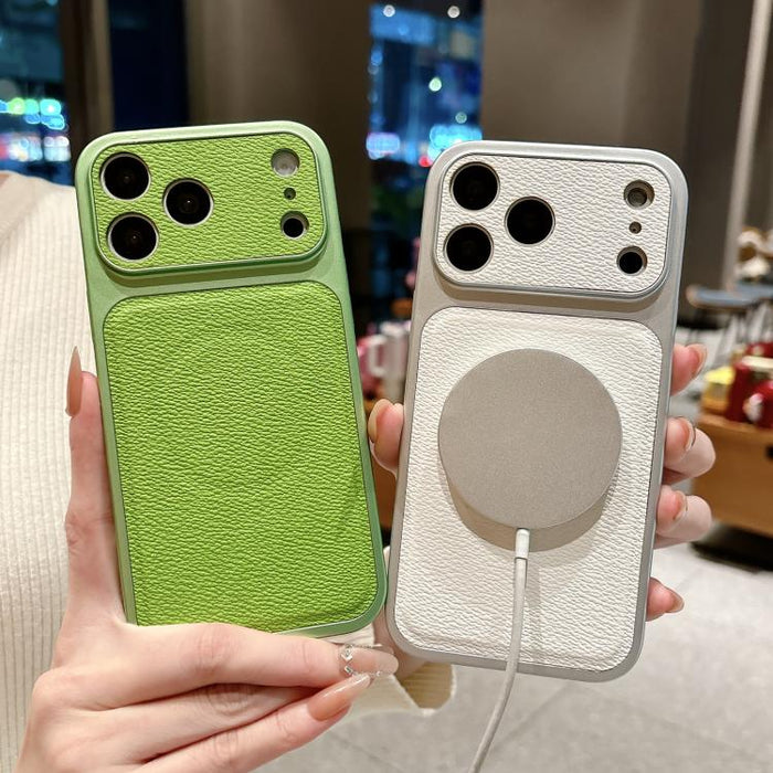 Se transforma en una funda magnética para teléfono con textura de lichi y ventana grande de 17 pulgadas., For iPhone 17 Pro Max, For iPhone 17 Pro, For iPhone 17, For iPhone 16 Pro Max, For iPhone 16 Pro, For iPhone 16 Plus, For iPhone 16              ...