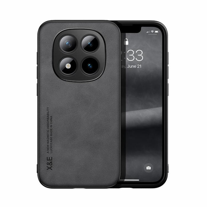 Funda trasera de cuero magnético con tacto de piel para teléfono, For Redmi Turbo 5 Max 5G / Poco X8 Pro Max 5G, For Redmi Turbo 5 5G / Poco X8 Pro 5G, For Redmi Note 15 Pro+ 5G 163.3mm / Poco M8 Pro 5G, For Redmi Note 15 4G / 5G Global 164mm / Poco M8...