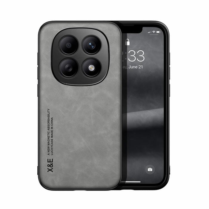 Funda trasera de cuero magnético con tacto de piel para teléfono, For Redmi Turbo 5 Max 5G / Poco X8 Pro Max 5G, For Redmi Turbo 5 5G / Poco X8 Pro 5G, For Redmi Note 15 Pro+ 5G 163.3mm / Poco M8 Pro 5G, For Redmi Note 15 4G / 5G Global 164mm / Poco M8...