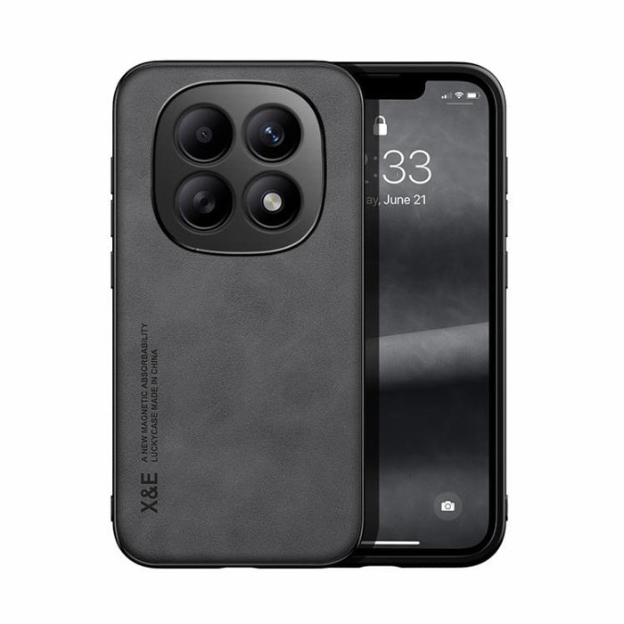 Funda trasera de cuero magnético con tacto de piel para teléfono, For Redmi Turbo 5 Max 5G / Poco X8 Pro Max 5G, For Redmi Turbo 5 5G / Poco X8 Pro 5G, For Redmi Note 15 Pro+ 5G 163.3mm / Poco M8 Pro 5G, For Redmi Note 15 4G / 5G Global 164mm / Poco M8...