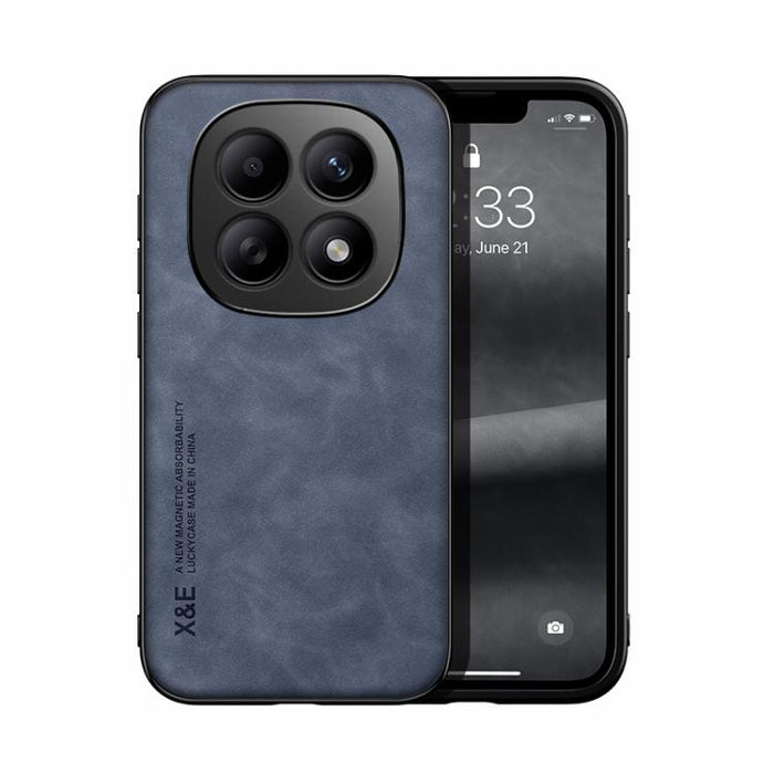 Funda trasera de cuero magnético con tacto de piel para teléfono, For Redmi Turbo 5 Max 5G / Poco X8 Pro Max 5G, For Redmi Turbo 5 5G / Poco X8 Pro 5G, For Redmi Note 15 Pro+ 5G 163.3mm / Poco M8 Pro 5G, For Redmi Note 15 4G / 5G Global 164mm / Poco M8...