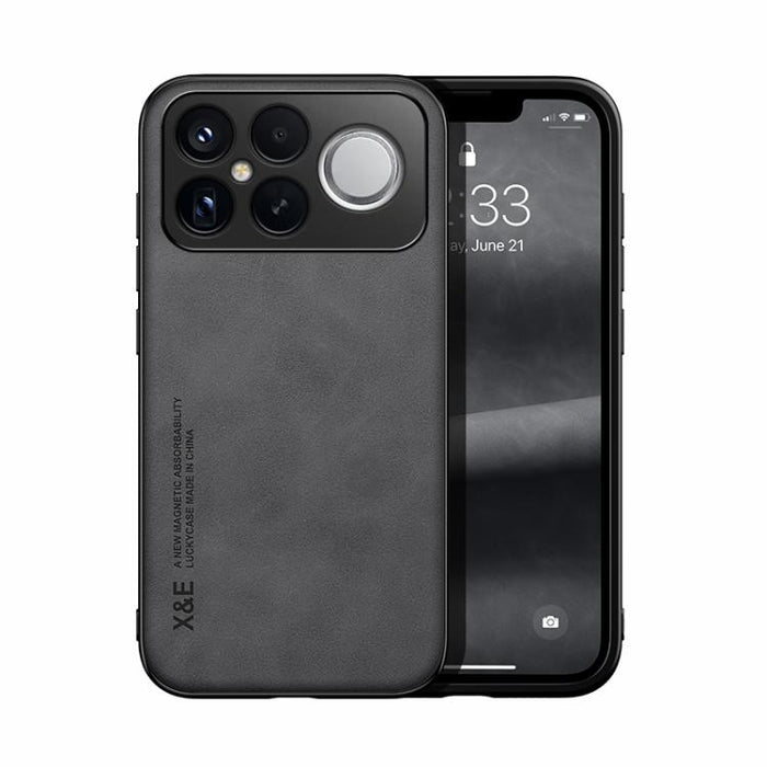 Funda trasera de cuero magnético con tacto de piel para teléfono, For Redmi Turbo 5 Max 5G / Poco X8 Pro Max 5G, For Redmi Turbo 5 5G / Poco X8 Pro 5G, For Redmi Note 15 Pro+ 5G 163.3mm / Poco M8 Pro 5G, For Redmi Note 15 4G / 5G Global 164mm / Poco M8...