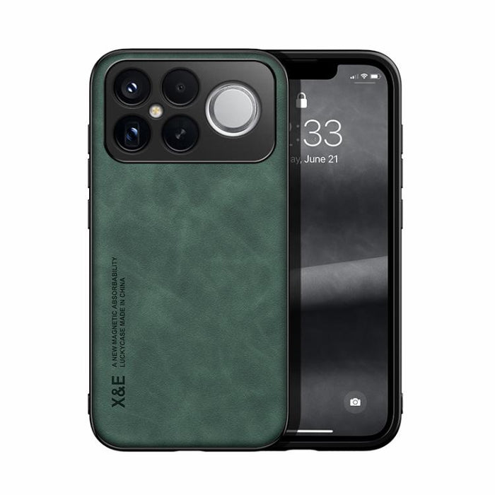 Funda trasera de cuero magnético con tacto de piel para teléfono, For Redmi Turbo 5 Max 5G / Poco X8 Pro Max 5G, For Redmi Turbo 5 5G / Poco X8 Pro 5G, For Redmi Note 15 Pro+ 5G 163.3mm / Poco M8 Pro 5G, For Redmi Note 15 4G / 5G Global 164mm / Poco M8...