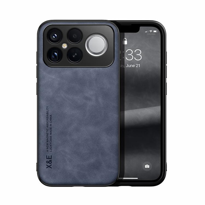 Funda trasera de cuero magnético con tacto de piel para teléfono, For Redmi Turbo 5 Max 5G / Poco X8 Pro Max 5G, For Redmi Turbo 5 5G / Poco X8 Pro 5G, For Redmi Note 15 Pro+ 5G 163.3mm / Poco M8 Pro 5G, For Redmi Note 15 4G / 5G Global 164mm / Poco M8...