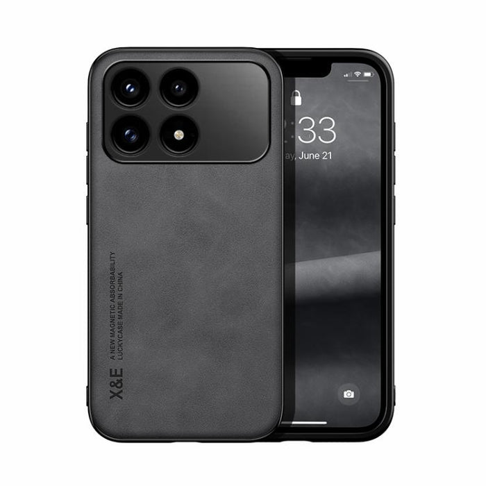 Funda trasera de cuero magnético con tacto de piel para teléfono, For Redmi Turbo 5 Max 5G / Poco X8 Pro Max 5G, For Redmi Turbo 5 5G / Poco X8 Pro 5G, For Redmi Note 15 Pro+ 5G 163.3mm / Poco M8 Pro 5G, For Redmi Note 15 4G / 5G Global 164mm / Poco M8...