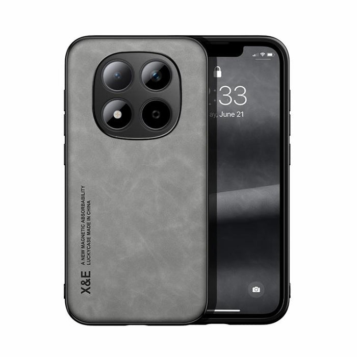 Funda trasera de cuero magnético con tacto de piel para teléfono, For Redmi Turbo 5 Max 5G / Poco X8 Pro Max 5G, For Redmi Turbo 5 5G / Poco X8 Pro 5G, For Redmi Note 15 Pro+ 5G 163.3mm / Poco M8 Pro 5G, For Redmi Note 15 4G / 5G Global 164mm / Poco M8...