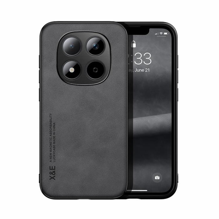 Funda trasera de cuero magnético con tacto de piel para teléfono, For Redmi Turbo 5 Max 5G / Poco X8 Pro Max 5G, For Redmi Turbo 5 5G / Poco X8 Pro 5G, For Redmi Note 15 Pro+ 5G 163.3mm / Poco M8 Pro 5G, For Redmi Note 15 4G / 5G Global 164mm / Poco M8...