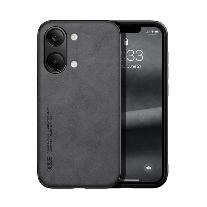 Funda trasera de cuero magnético con tacto de piel para teléfono, For Redmi Turbo 5 Max 5G / Poco X8 Pro Max 5G, For Redmi Turbo 5 5G / Poco X8 Pro 5G, For Redmi Note 15 Pro+ 5G 163.3mm / Poco M8 Pro 5G, For Redmi Note 15 4G / 5G Global 164mm / Poco M8...