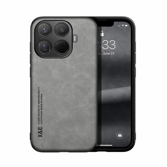 Funda trasera de cuero magnético con tacto de piel para teléfono, For Xiaomi 17 Pro Max, For Xiaomi 17 Pro, For Xiaomi 17, For Xiaomi Poco M7 4G 169mm, For Xiaomi 15T Pro 5G, For Xiaomi 15T 5G