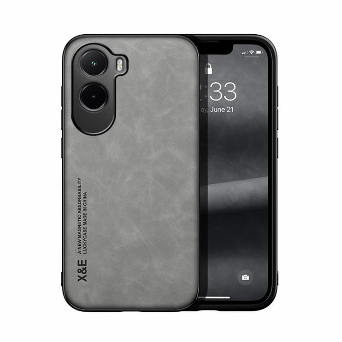 Funda trasera de cuero magnético con tacto de piel para teléfono, For Xiaomi 17 Pro Max, For Xiaomi 17 Pro, For Xiaomi 17, For Xiaomi Poco M7 4G 169mm, For Xiaomi 15T Pro 5G, For Xiaomi 15T 5G